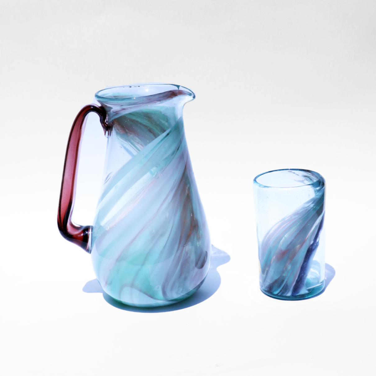 Paquete. Jarra Cocol + Vasos 12 oz